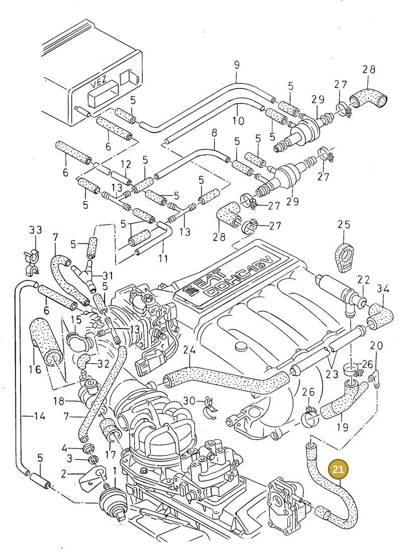 027133595B — SEAT TOLEDO            SEAT (1991-1996) diagram 130133820, position 21