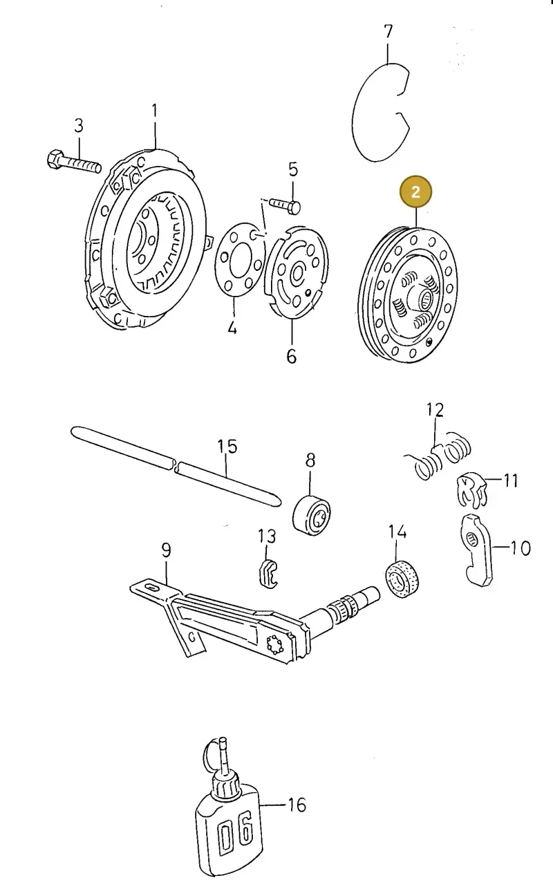027141033SX — SEAT TOLEDO        SEAT MOD.97>99 (1996-1999) diagram 130141100, position 2