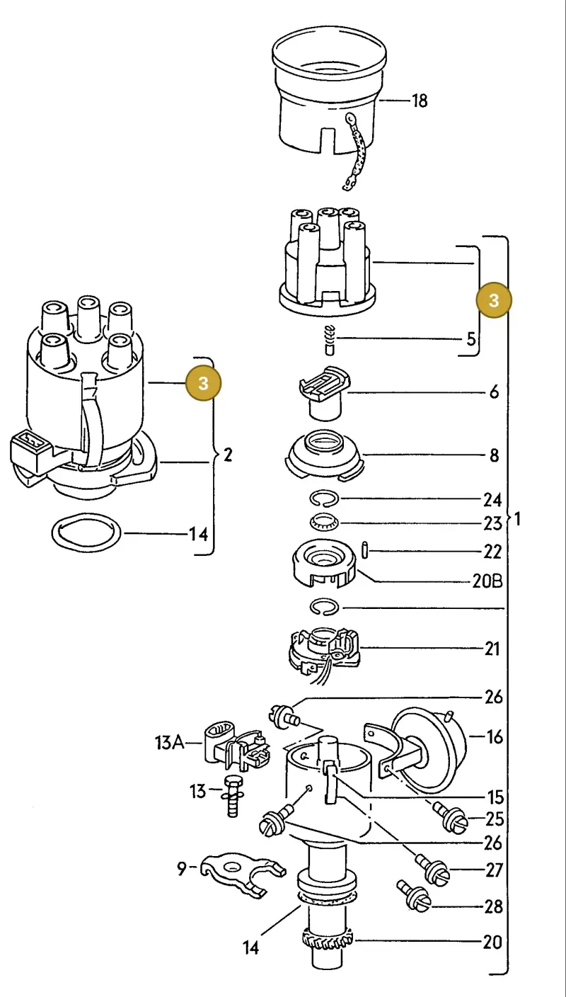 027905207A — SEAT TOLEDO            SEAT (1991-1996) diagram 084165000, position 3
