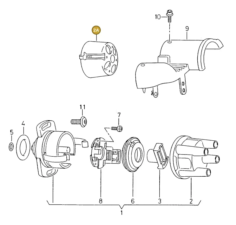 027905207A — SEAT CORDOBA/VARIO (1999-2002) diagram 238905310, position 2A