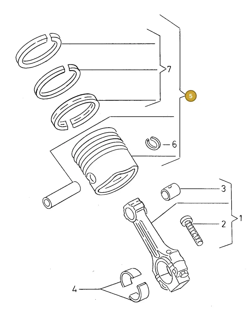 028107081 — SEAT TOLEDO            SEAT (1991-1996) diagram 130107100, position 5