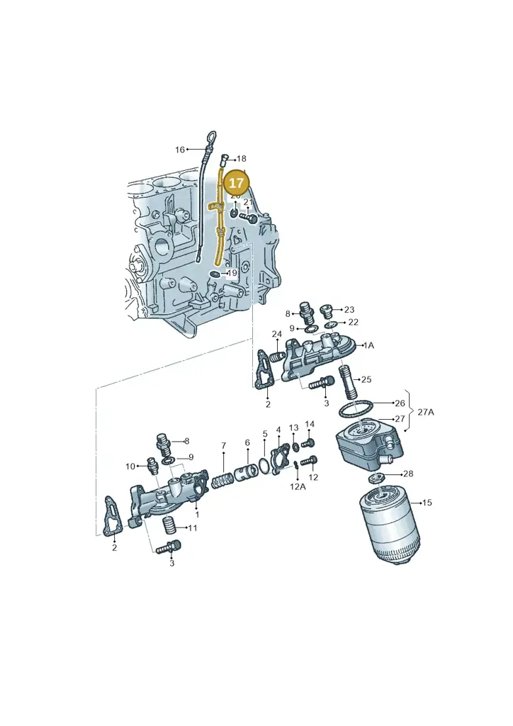 028115629K — SEAT AROSA (2003-2004) diagram 114115550, position 17