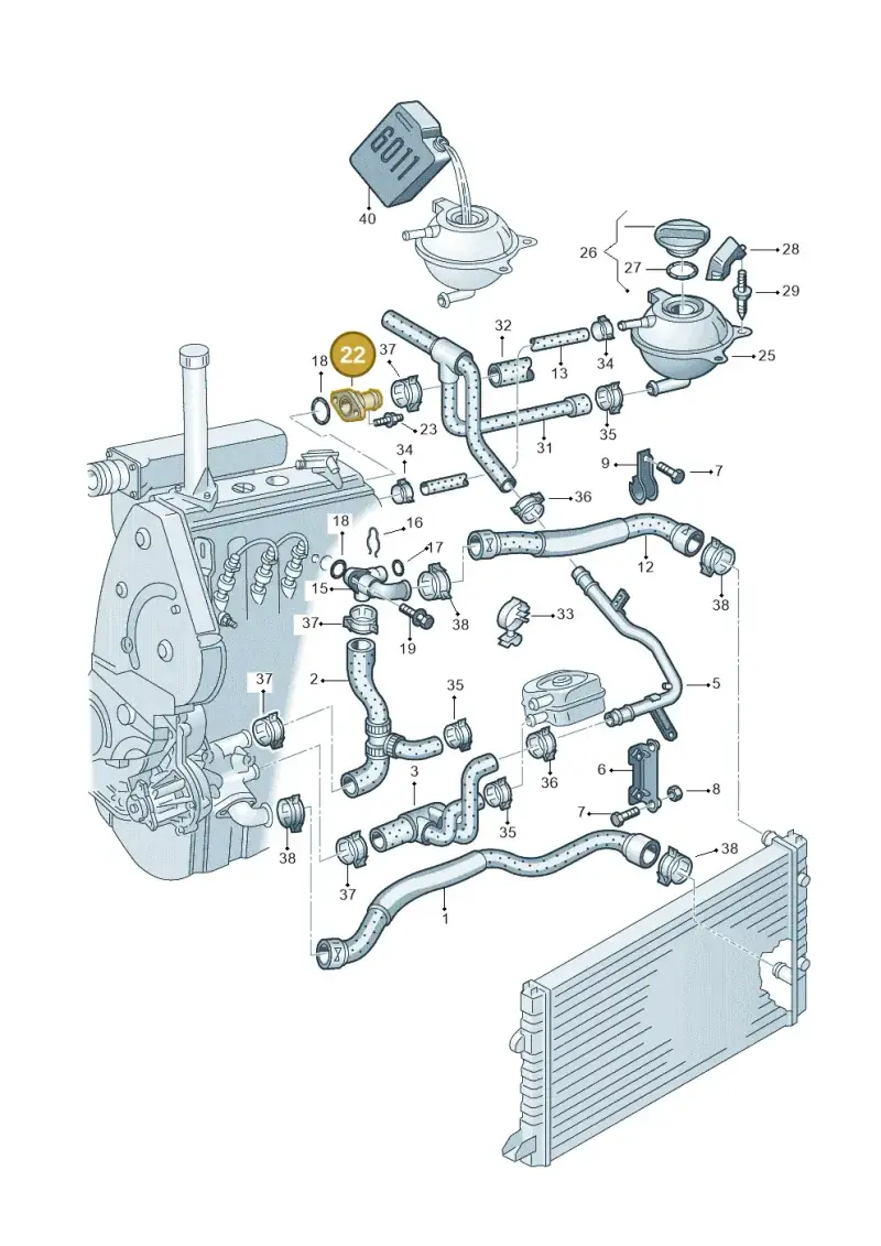 028121145B — SEAT AROSA (2003-2004) diagram 158121400, position 22