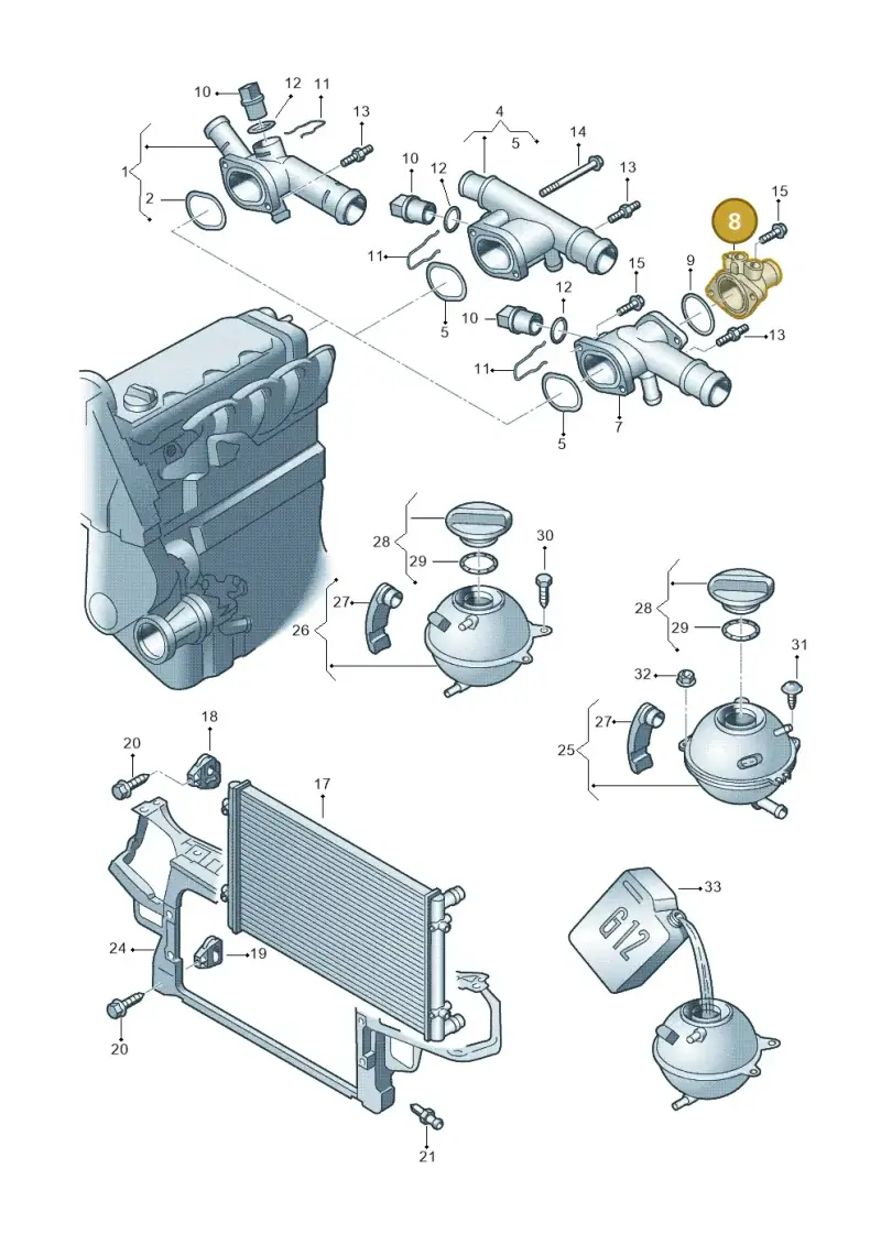 028121145B — SEAT TOLEDO/LEON/LEON-4 (2001-2006) diagram 194121750, position 8