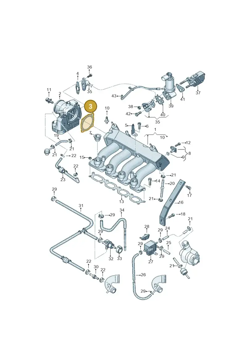 028129748 — SEAT Alhambra (2006-2010) diagram 244133050, position 3