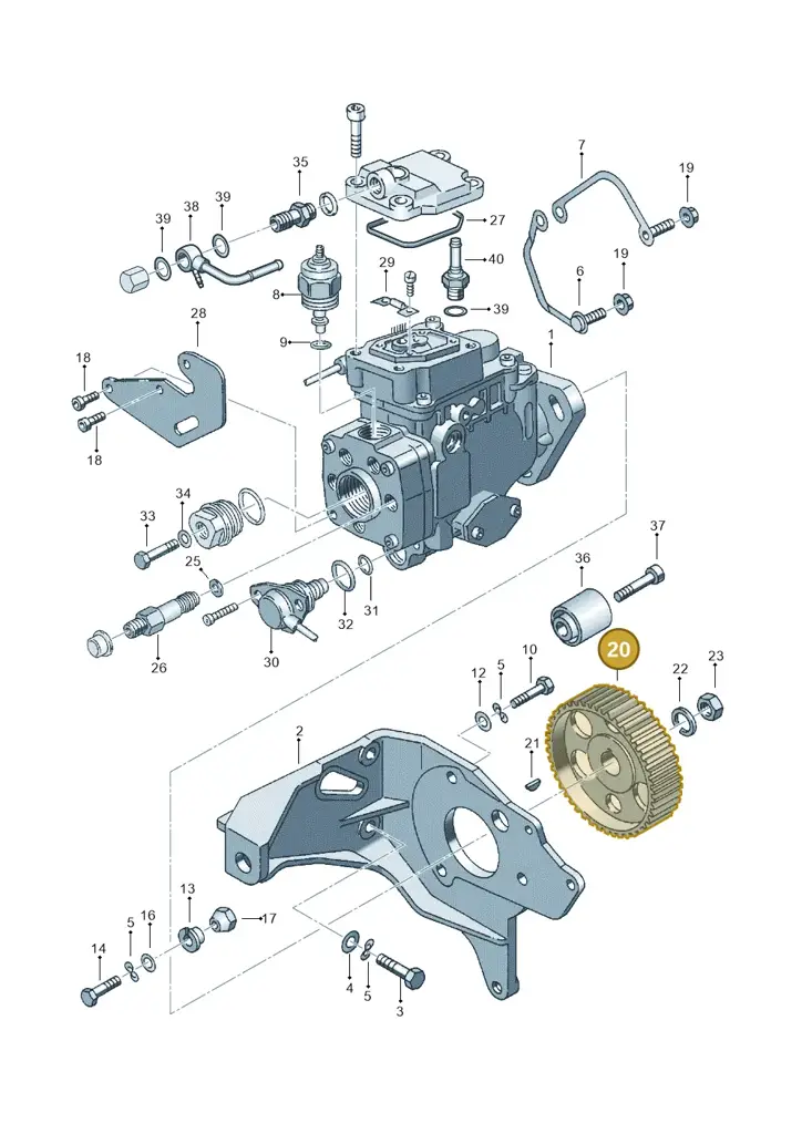 028130111A — SEAT AROSA (2003-2004) diagram 121130200, position 20