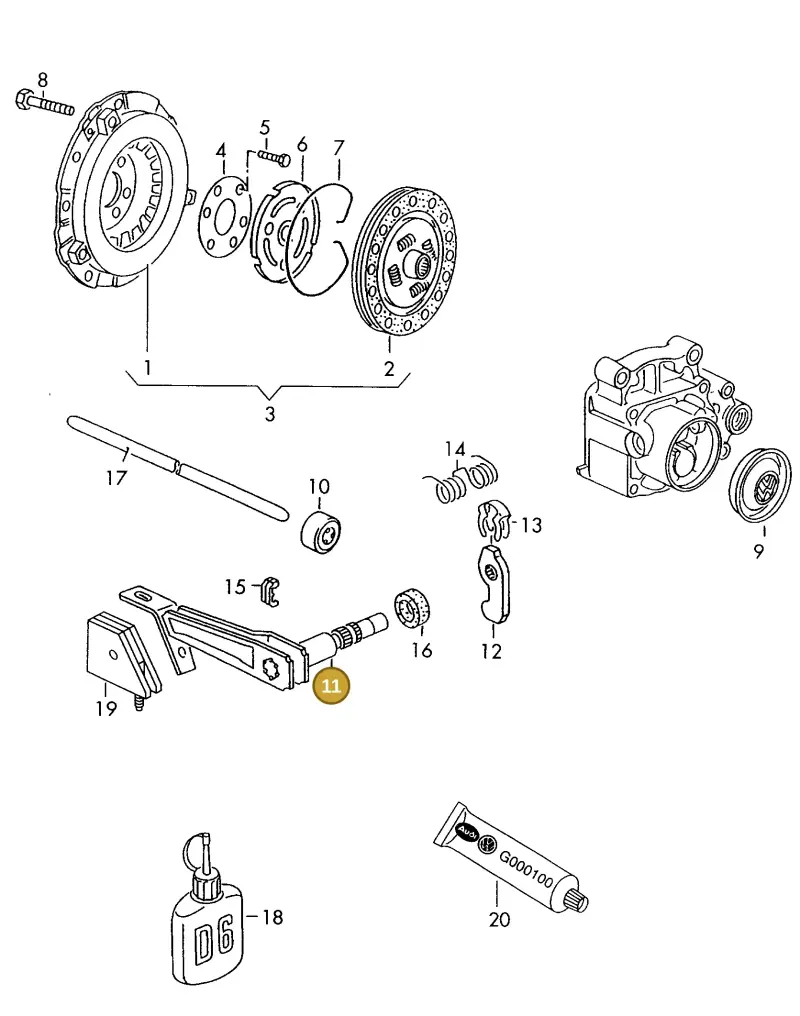 028141701 — SEAT IBIZA/CORDOBA/VARIO (1996-1999) diagram 121141200, position 11