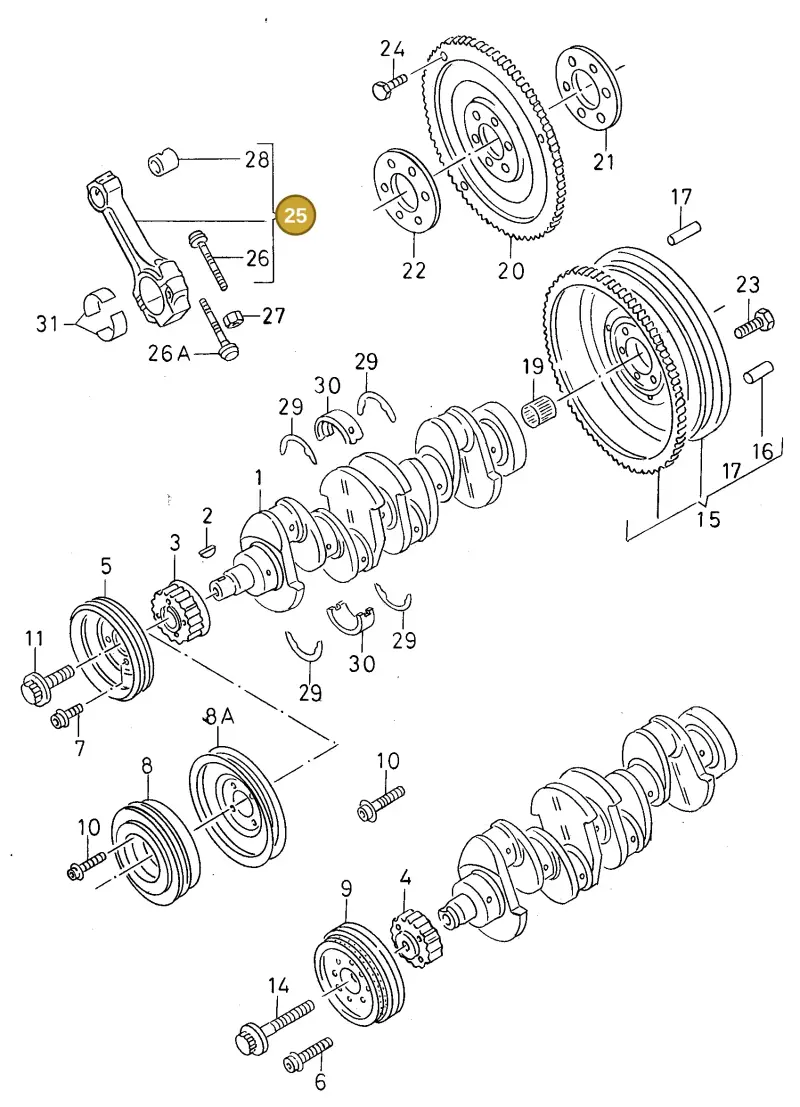 028198401F — SEAT Ibiza/Cordoba (SEAT) (1992-1996) diagram 138105150, position 25