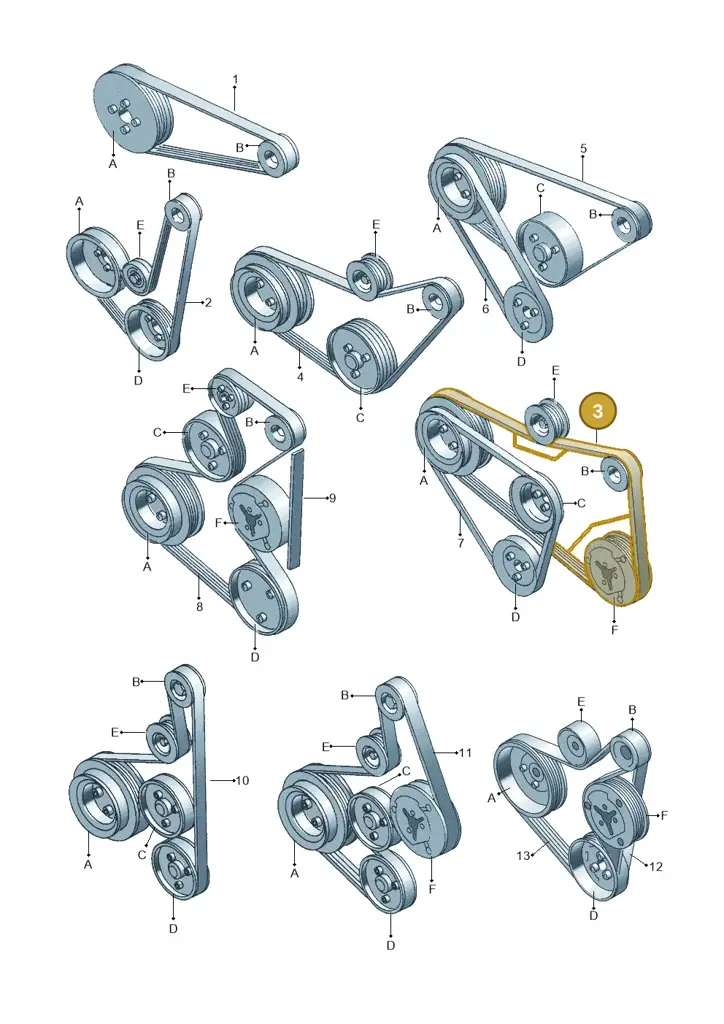 028260849J — SEAT ALHAMBRA (1996-2000) diagram 121903950, position 3