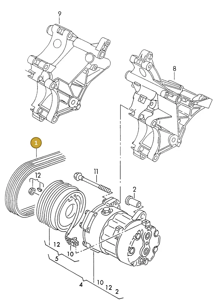 028260849N — SEAT ALHAMBRA (1996-2000) diagram 162260160, position 1