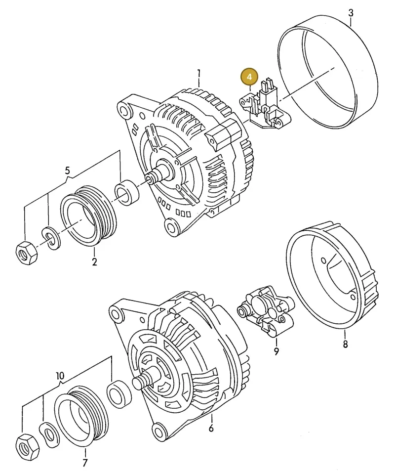 028903803DX — SEAT TOLEDO        SEAT MOD.97>99 (1996-1999) diagram 084161150, position 4