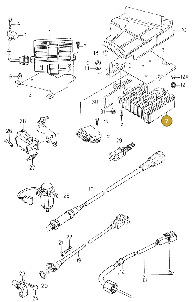 028906021FN — SEAT TOLEDO SEAT MOD.97>99 (1996-1999) diagram 130906100, position 7
