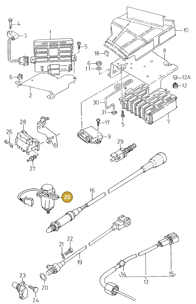 028907475B — SEAT TOLEDO        SEAT MOD.97>99 (1996-1999) diagram 130906100, position 25