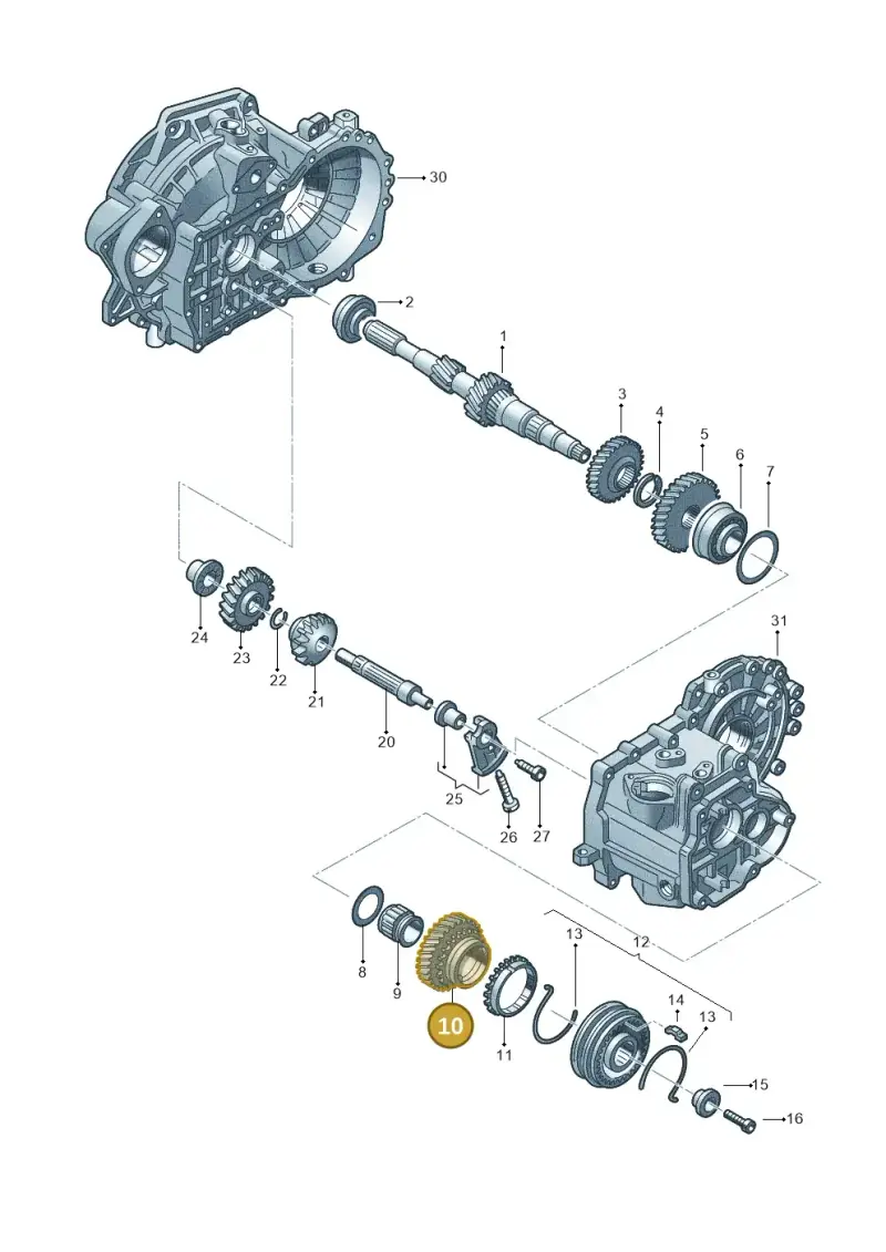 02A311158AE — SEAT TOLEDO/LEON/LEON-4 (2001-2006) diagram 201311390, position 10
