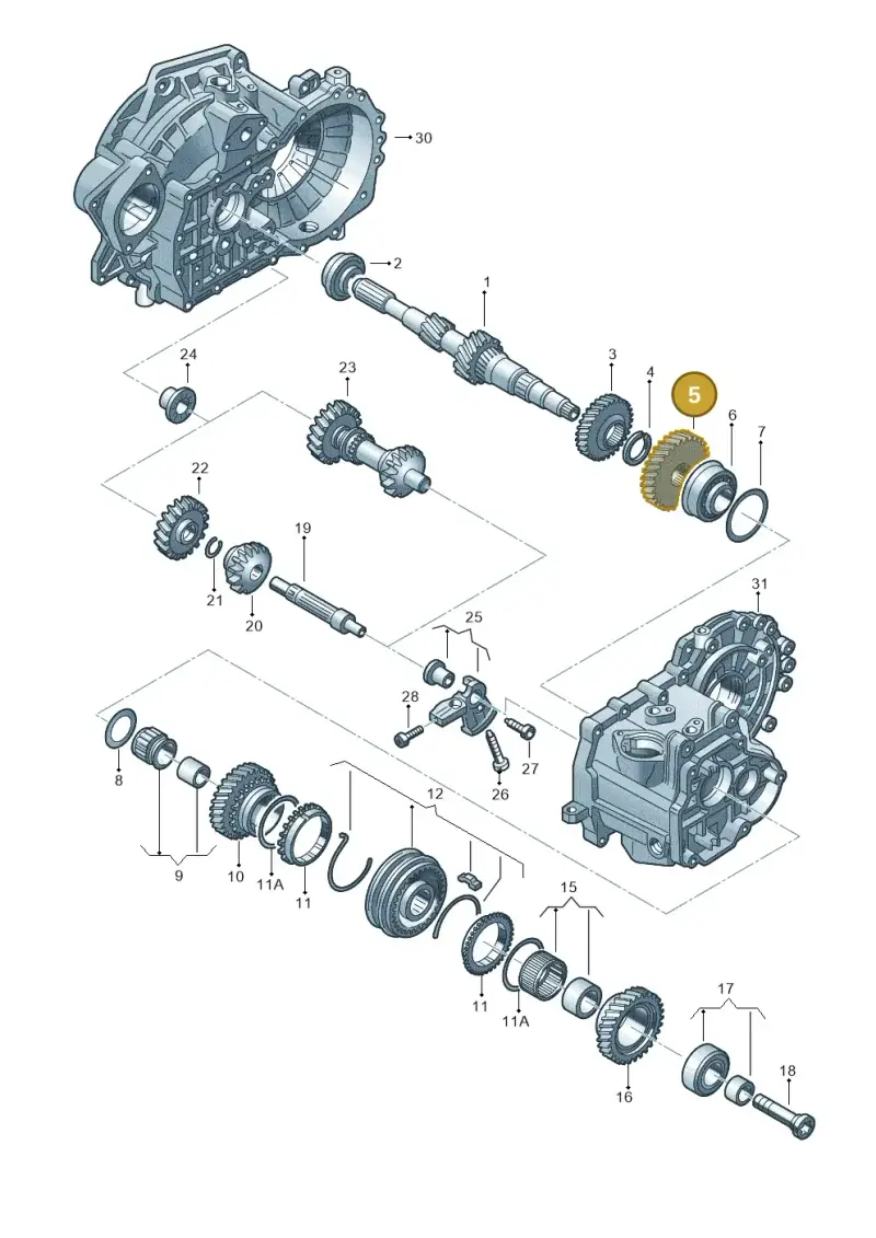 02A311351C — SEAT Ateca Style (2016-) diagram 746311310, position 5