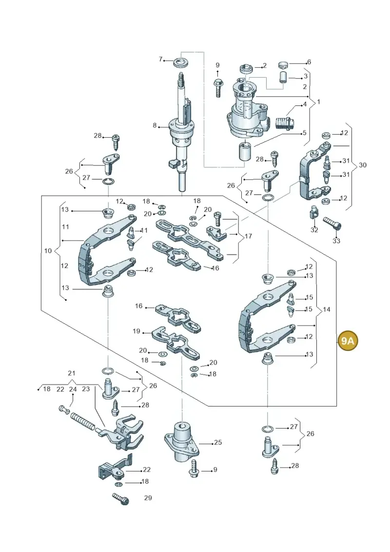 02A311490K — SEAT AROSA (2003-2004) diagram 121311900, position 9A