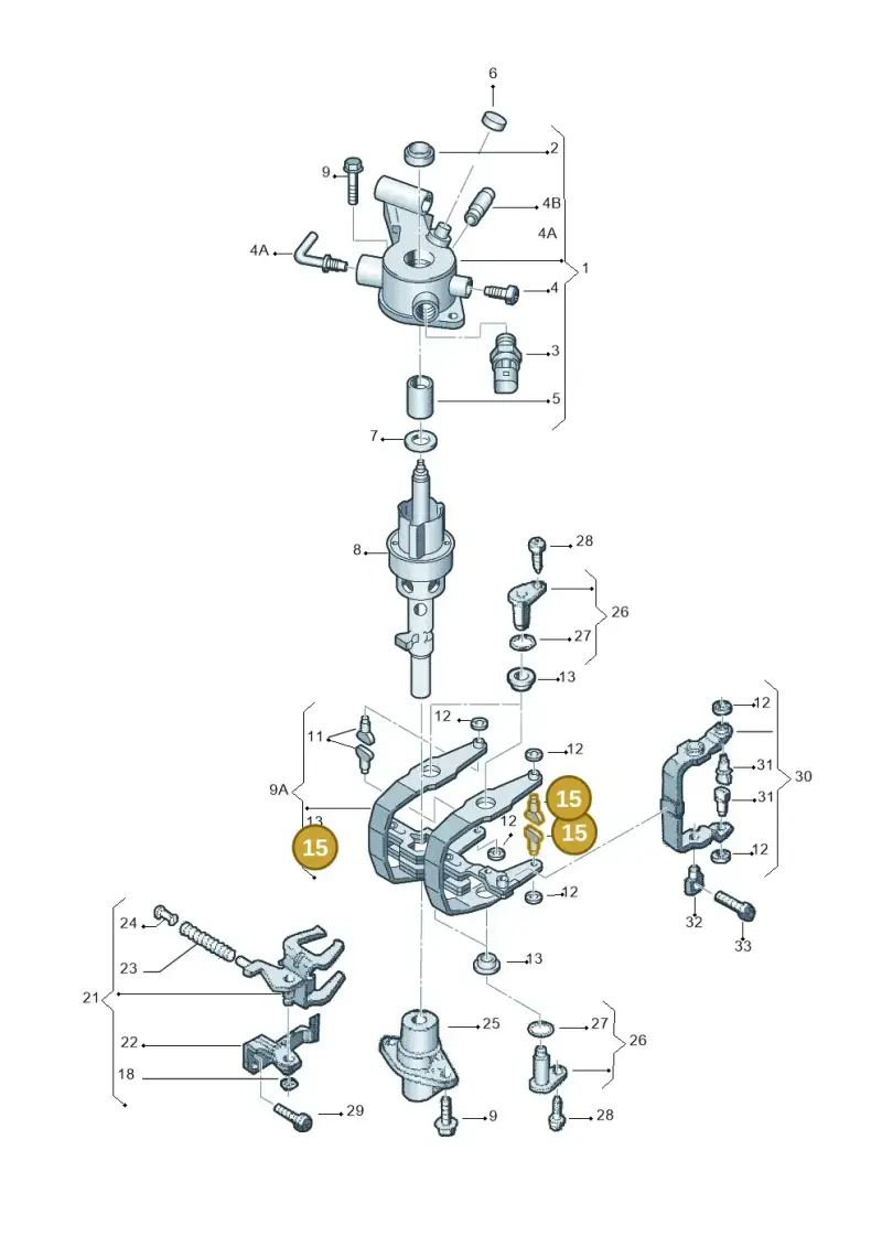02A311585J — SEAT Ibiza Reference (2008-2011) diagram 253311900, position 15