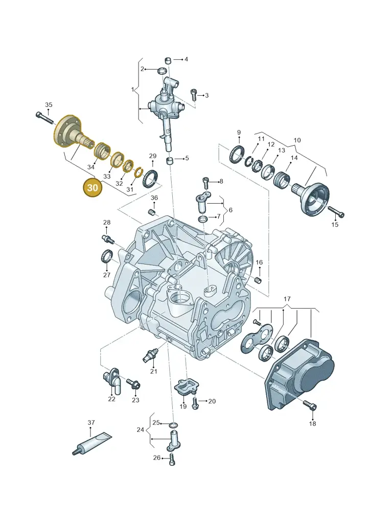 02A409344 — SEAT Leon style (2019-) diagram 827310020, position 30