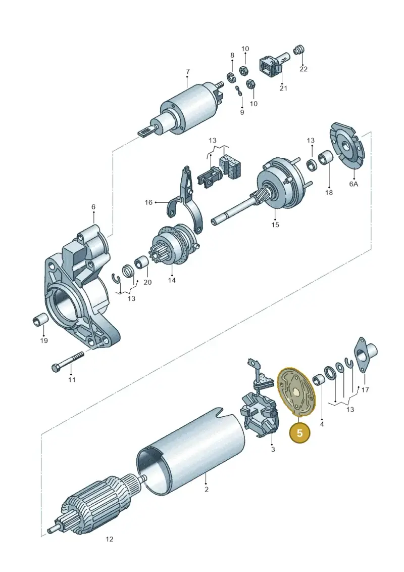 02A911211 — SEAT ALHAMBRA/4MOTION (2005-) diagram 084167000, position 5