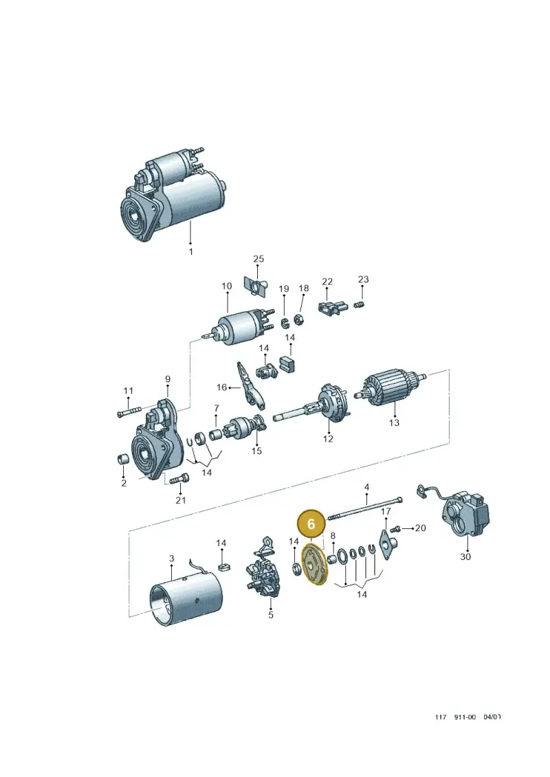 02A911211 — SEAT CORDOBA/SE241 (2002-2005) diagram 117911000, position 6