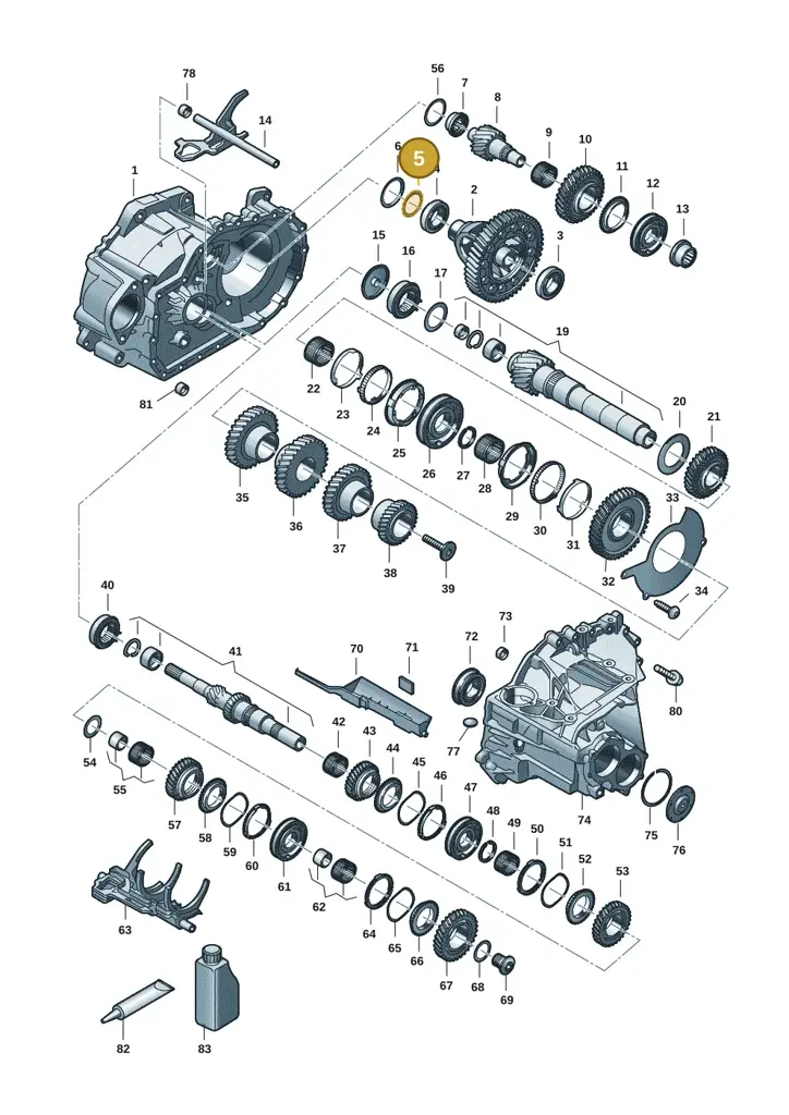 02B409210J — SEAT Formentor TSI CUPRA (2020-) diagram 5h0311150, position 5