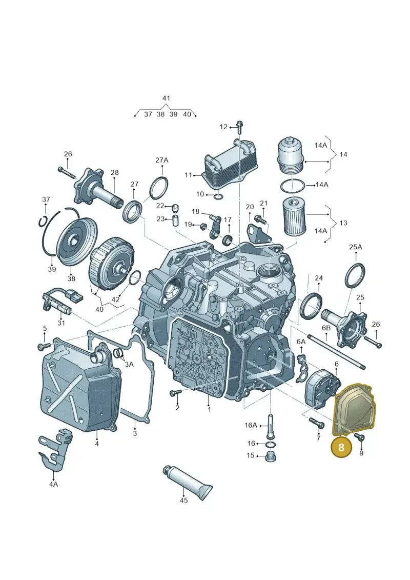 02E315141A — SEAT Altea XL Reference (2010-2013) diagram 712321600, position 8