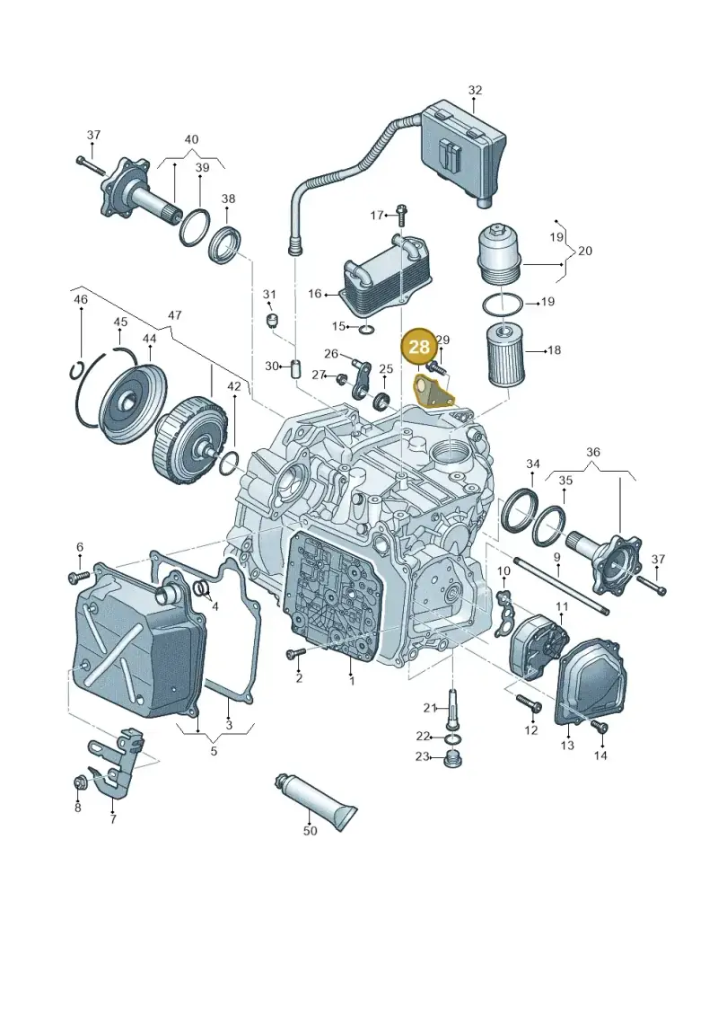 02E321397D — SEAT Ateca Style (2016-) diagram 793321650, position 28