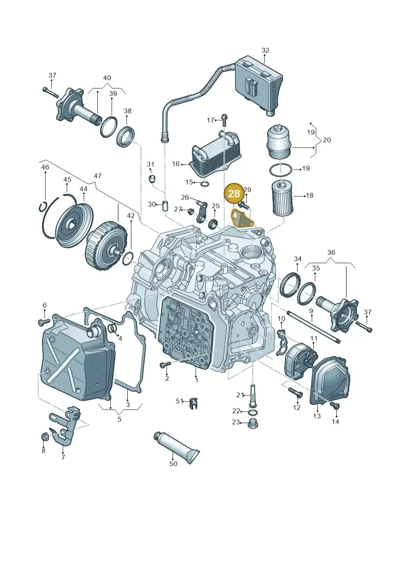 02E321397D — SEAT Leon ST Stylance (2016-2020) diagram 793321660, position 28
