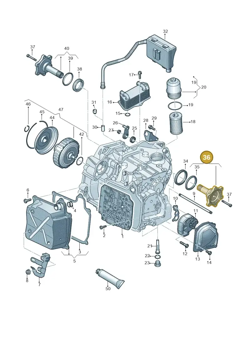 02E409343C — SEAT Ateca Style (2016-) diagram 793321650, position 36