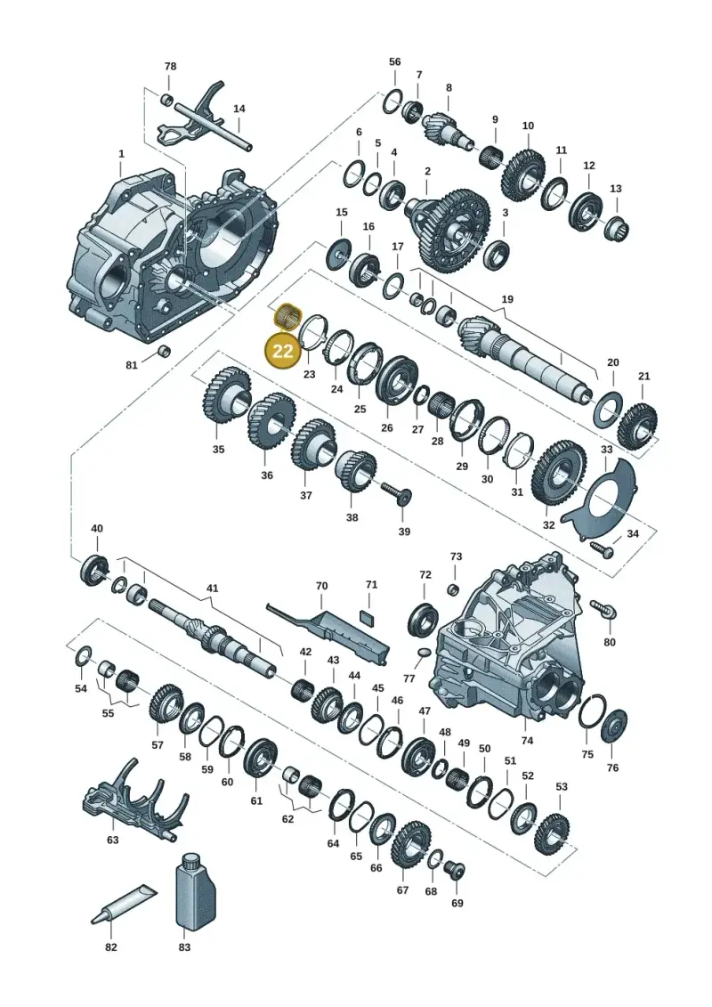 02F311265 — SEAT Formentor TSI CUPRA (2020-) diagram 5h0311150, position 22