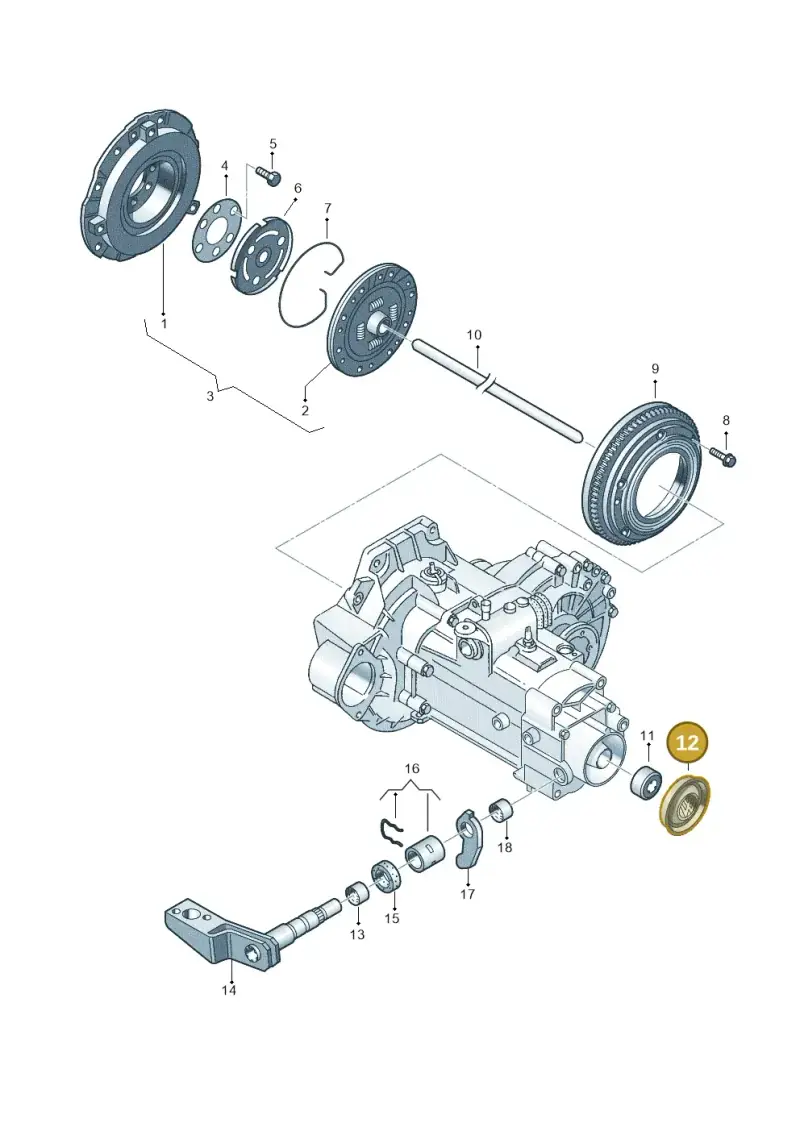 02K141073 — SEAT TOLEDO/LEON/LEON-4 (2001-2006) diagram 201141300, position 12