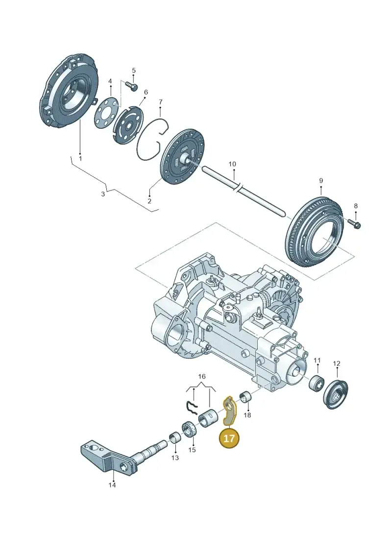 02K141709A — SEAT TOLEDO/LEON/LEON-4 (2001-2006) diagram 201141300, position 17