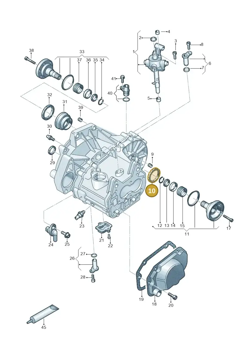 02M301189L — SEAT Ibiza FR (2017-) diagram 495300100, position 10