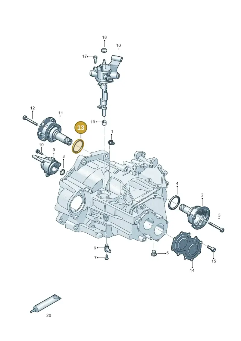 02M301189L — SEAT Ateca Style (2016-) diagram 596300102, position 13