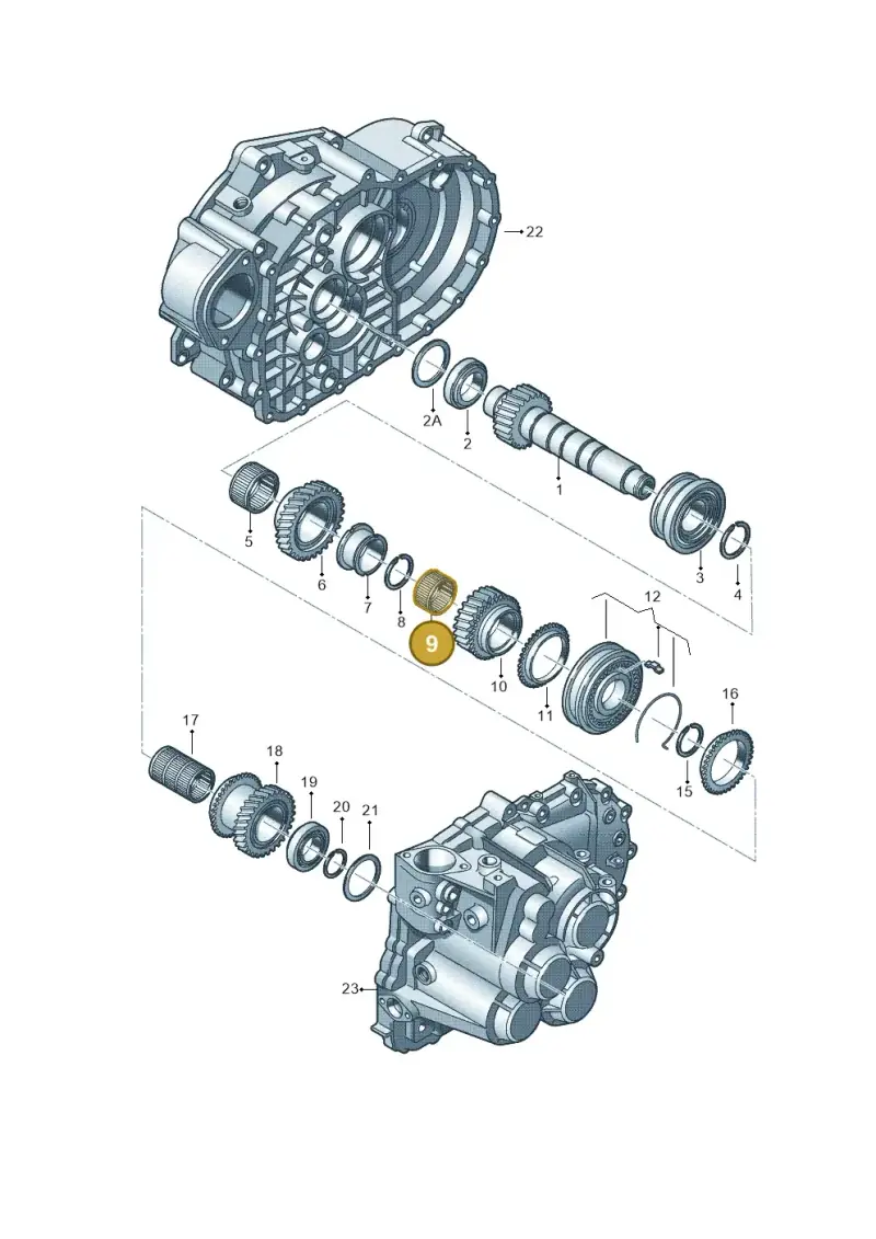 02M311116 — SEAT Leon style (2019-) diagram 694311440, position 9