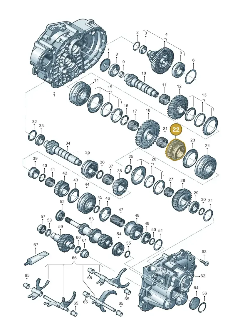 02M311145BE — SEAT Leon ST Stylance (2016-2020) diagram 827330030, position 22