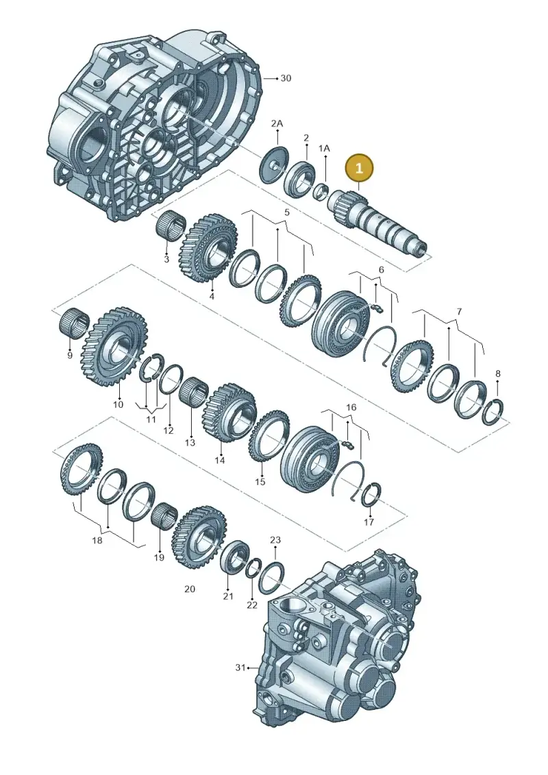 02M311205BC — SEAT Ibiza Stylance (2015-) diagram 694311430, position 1