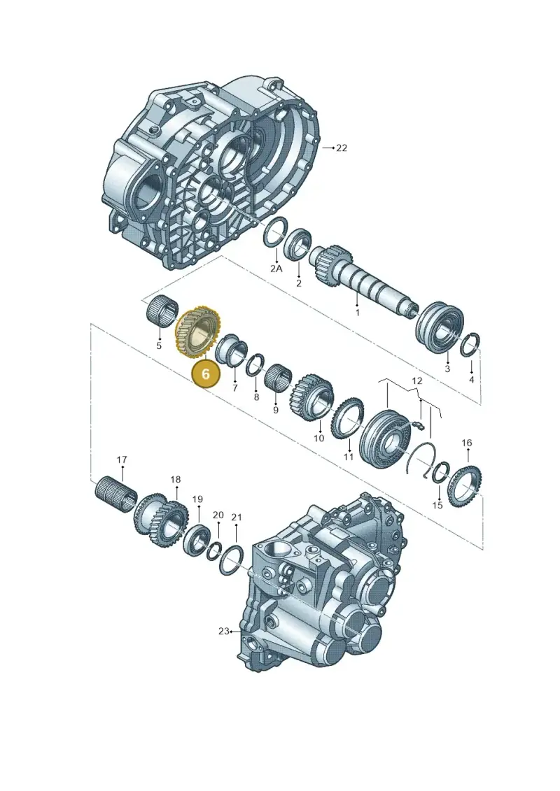 02M311215A — SEAT Leon style (2019-) diagram 694311440, position 6