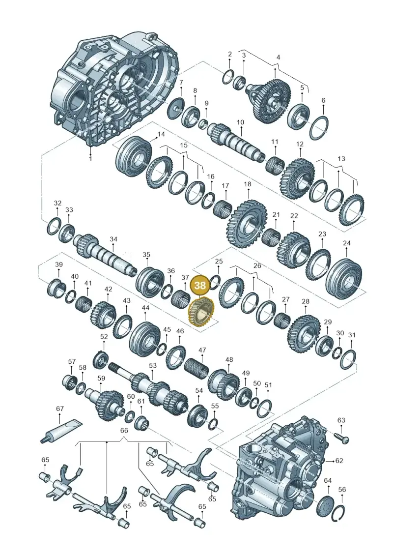 02M311215A — SEAT Leon ST Stylance (2016-2020) diagram 827330030, position 38