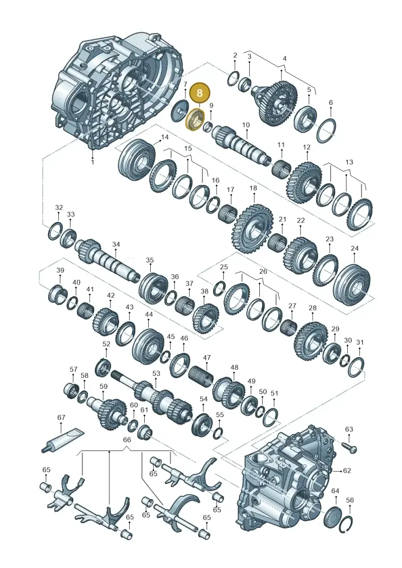02M311220 — SEAT Leon ST Stylance (2016-2020) diagram 827330030, position 8
