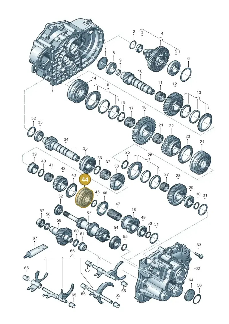 02M311241D — SEAT Leon ST Stylance (2016-2020) diagram 827330030, position 44