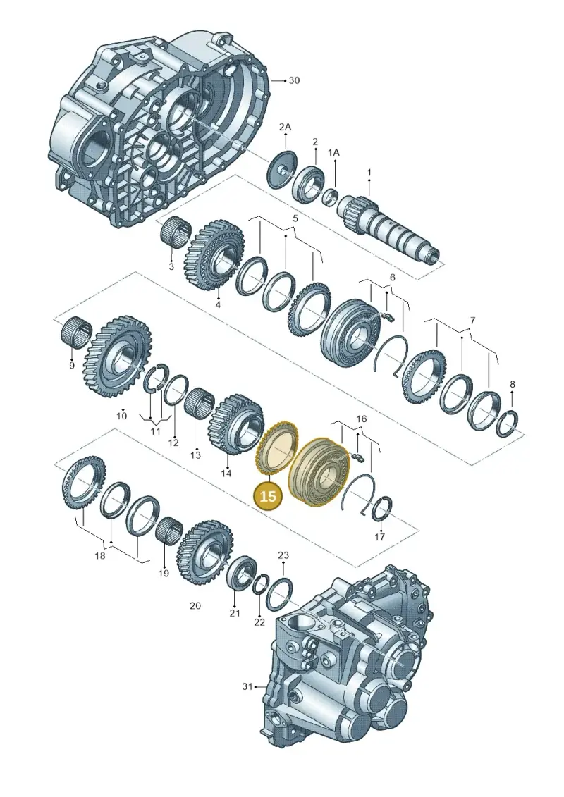02M311269S — SEAT Ateca Style (2016-) diagram 694311430, position 15