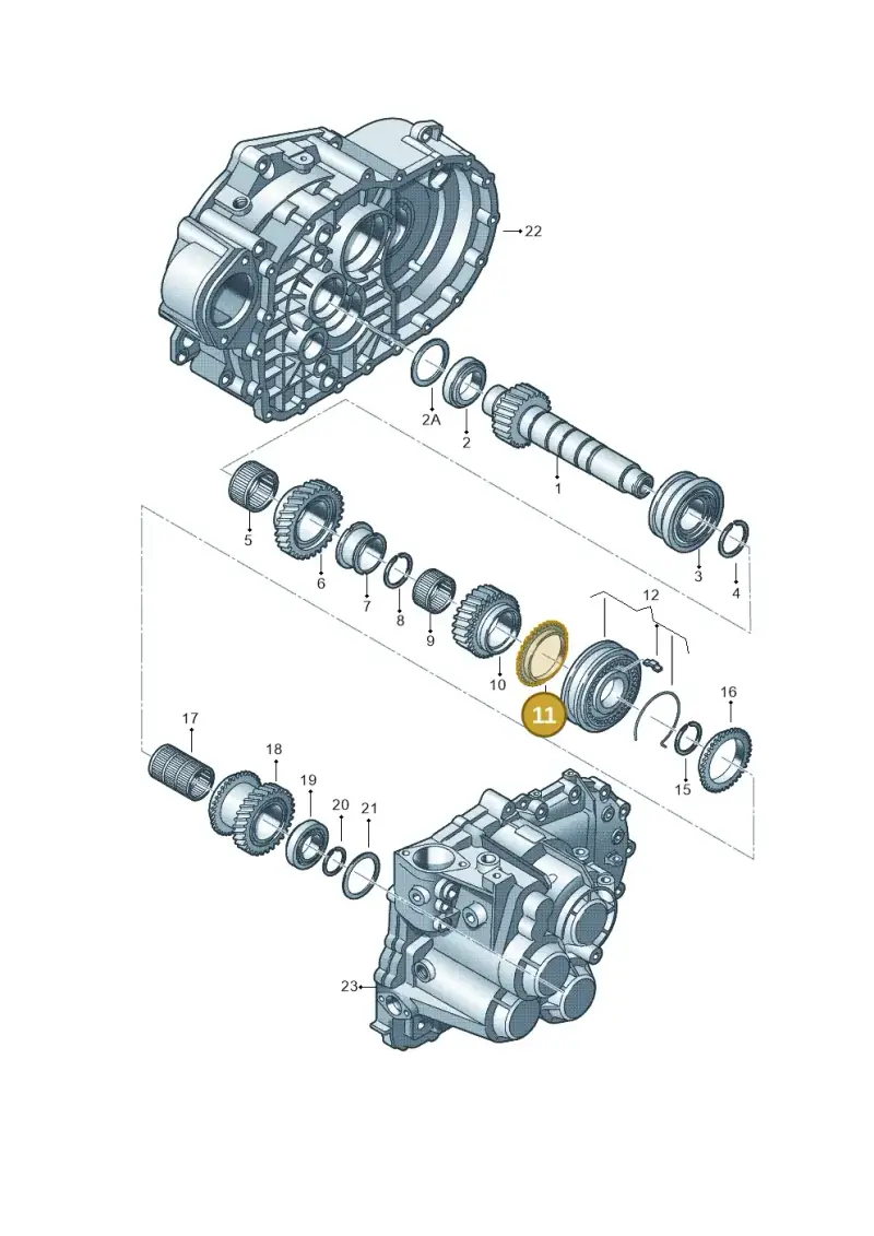 02M311295L — SEAT Leon style (2019-) diagram 694311440, position 11