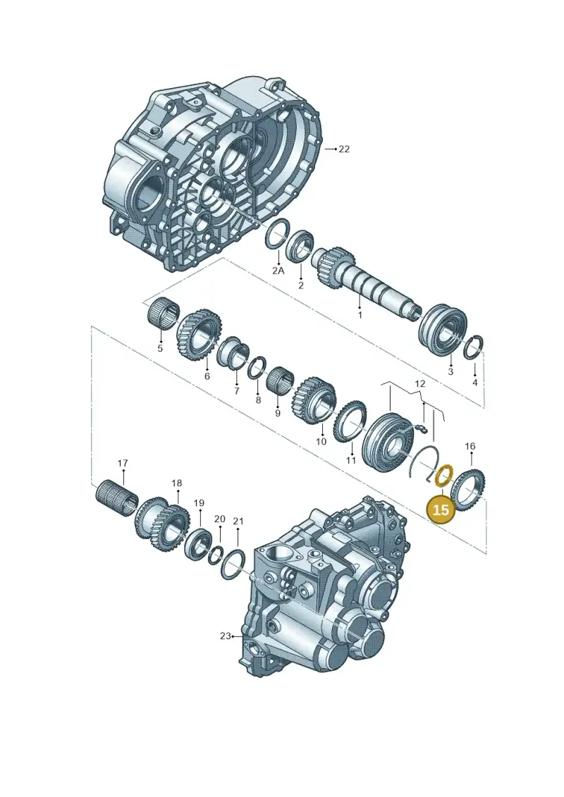 02M311317 — SEAT Leon style (2019-) diagram 694311440, position 15