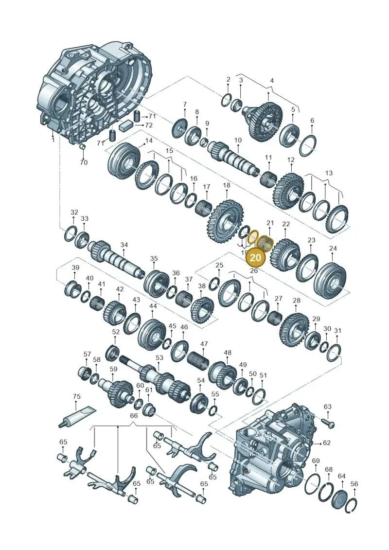 02M311919A — SEAT Tarraco FR (2018-2024) diagram 813300552, position 20