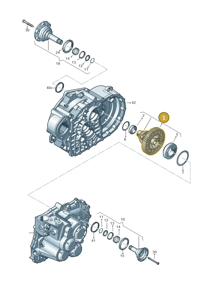 02M409021BR — SEAT Ibiza Stylance (2015-) diagram 694409300, position 1
