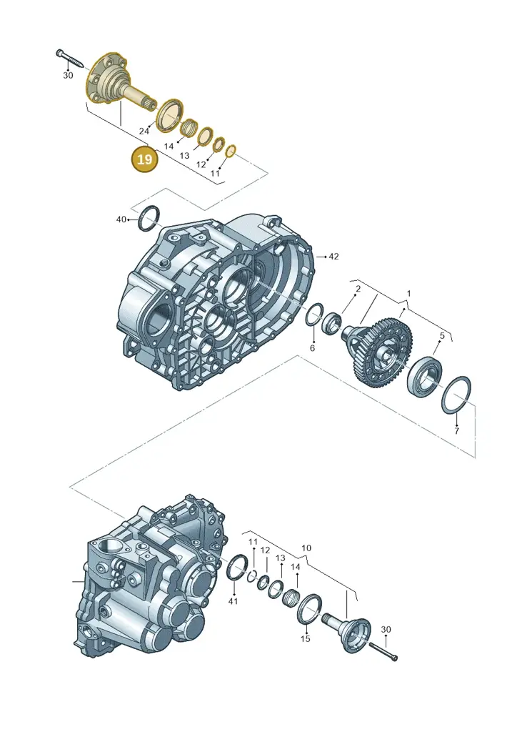 02M409344J — SEAT Ibiza Stylance (2015-) diagram 694409300, position 19
