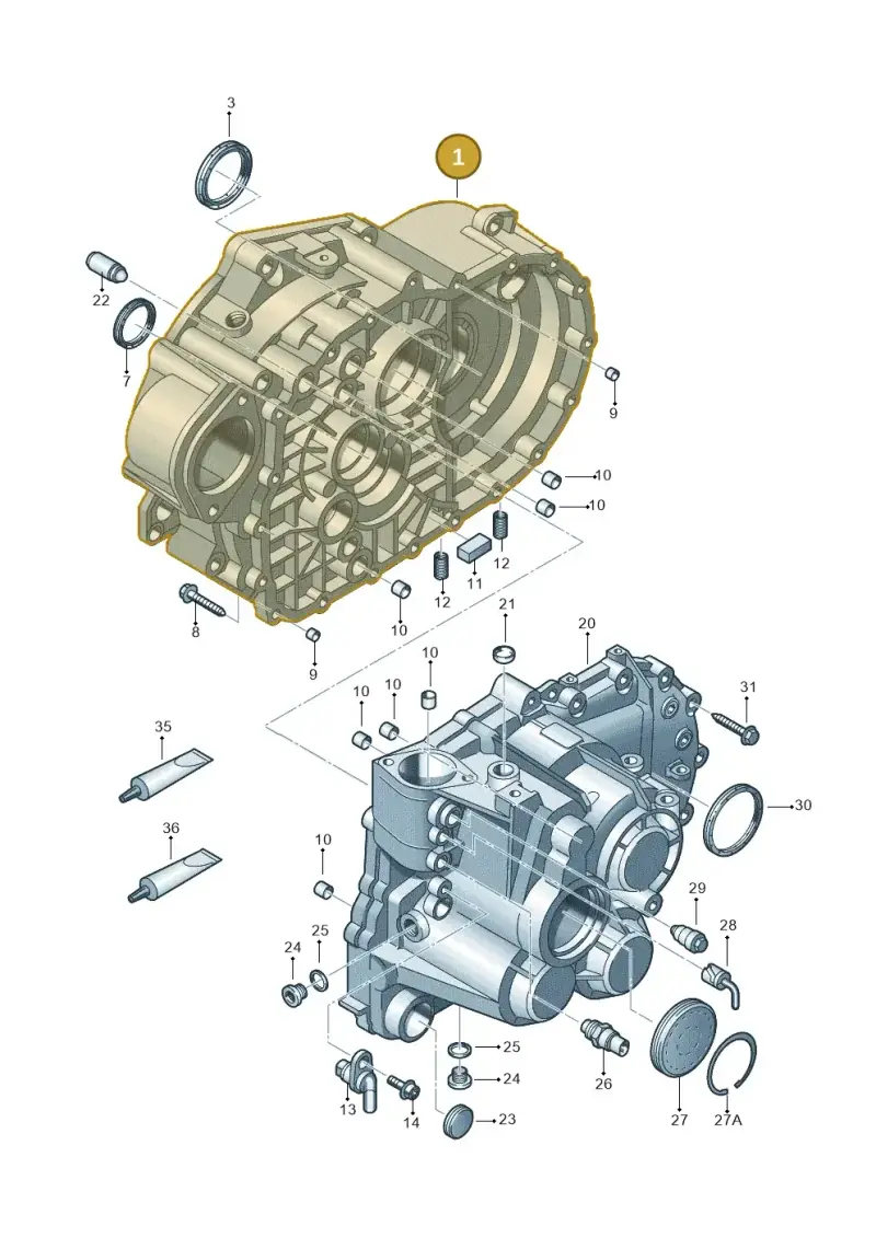 02Q301107AR — SEAT Ateca Style (2016-) diagram 868301450, position 1
