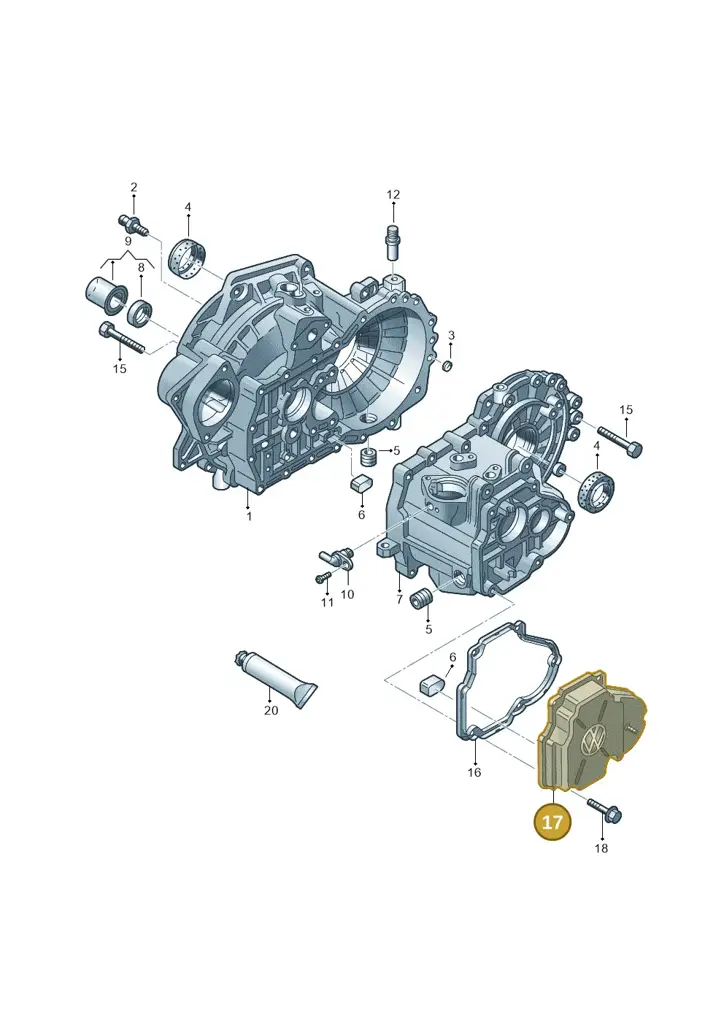 02R301211B — SEAT Toledo Reference (2015-2019) diagram 672301400, position 17