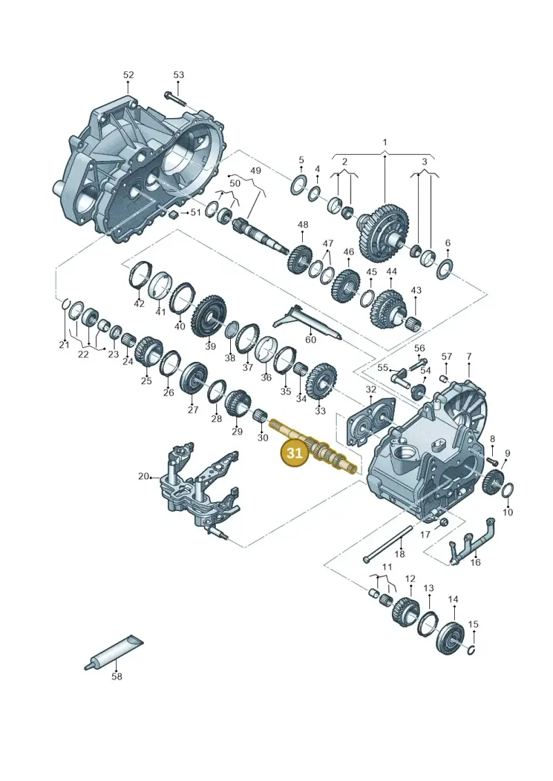02T311103AF — SEAT Arona FR (2017-) diagram 837305030, position 31